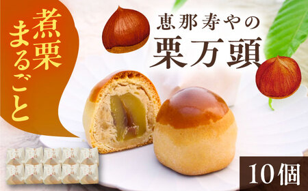 栗万頭 10個入 / 恵那市 / 株式会社 恵那寿や[AUAS019] 栗まんじゅう 栗まんじゅう 栗まんじゅう 栗まんじゅう 栗まんじゅう