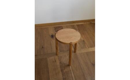 [受注生産]Side Table 04[丸] チェリー/oil finish / テーブル サイドテーブル 机 デスク 家具 インテリア 木目調 ナチュラル おしゃれ デザイン ダイニング 寝室 / 恵那市 / ROYAL STAGE[AUEB052]