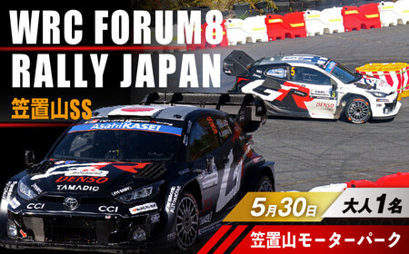 ラリージャパン[笠置山SS(笠置山モーターパーク)観戦券 P&R(木の駅)/大人1名]5月30日(土)[AUAQ075]