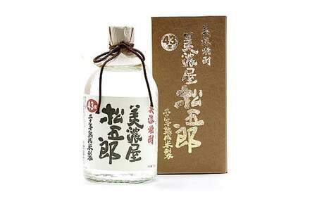 御代櫻 美濃屋松五郎 43度 720ml 1本 | 御代桜醸造 酒 焼酎 米焼酎 アルコール 岐阜県 美濃加茂市 美濃加茂 みのかも