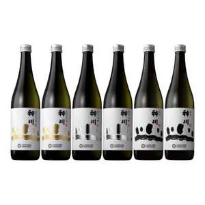 神川 純米・純米吟醸・純米大吟醸 各2本 6本セット[配送不可地域:離島]