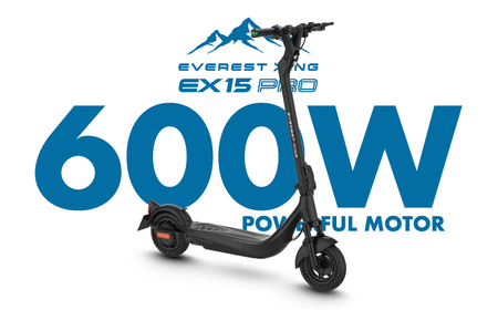 [免許不要]特定小型原付 EVERST XING EX15 Pro スレートブラック [Acalie] 電動キックボード コンパクト 折りたたみ[MGS007-2]