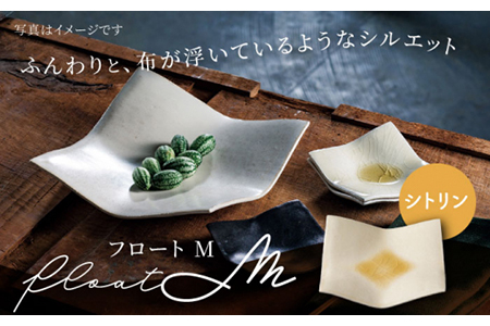 [美濃焼]フロートM(citrine)[JYUZAN-寿山-] 食器 プレート 皿 パスタ皿 おしゃれ 電子レンジ対応 送料無料 