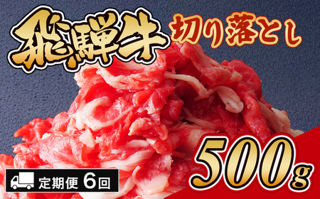 [6ヵ月定期便]飛騨牛切り落とし 500g|定期便 定期便 定期便 定期便 定期便※離島への配送不可