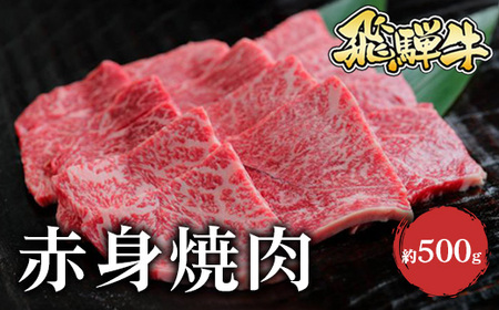 飛騨牛 赤身焼肉 約500g |国産 和牛 牛肉