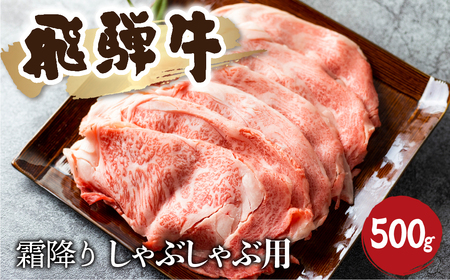 5等級 飛騨牛霜降り しゃぶしゃぶ 500g 牛肉 和牛 リブロース カタロース [Q1027_sha_5] 40000円 4万円