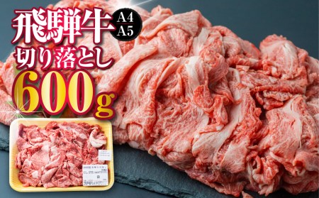 厳選 飛騨牛 切り落とし 切落し A4・A5ランク 600g[C0061]