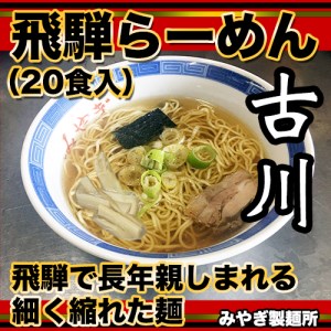 生中華麺 飛騨古川ラーメン 10袋20食セット 生ラーメン 醤油らーめん 拉麺[B0261]