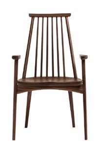 アームチェア アバンティ JAV-DC1132W ウォールナット PNW / 椅子 1脚 いす イス 無垢材 板座 モダン ウォールナット 木製 ダイニング デザインチェア 北欧 おしゃれ 木製椅子 木製チェア 食卓椅子 送料無料 飛騨市