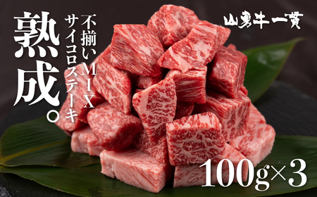 熟成めす飛騨牛 山勇牛 不揃いMIX サイコロ ステーキ 300g(100g×3)飛騨牛 サイコロ ステーキ