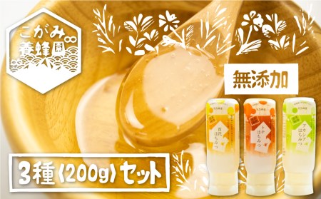 飛騨産 生蜂蜜 詰め合わせ セット 200g×3種類 ギフト 国産無添加 アカシア トチ 百花 はちみつ ハニー 非加熱[Q1194]