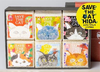 お米 コシヒカリ 2合×6個(合計 12合) おこめ 白米 米 みつわ農園 飛騨産 (SAVE THE CAT HIDA支援) 猫 ねこ ネコ ギフト 贈答 10000円 1万円 [neko_j4x]