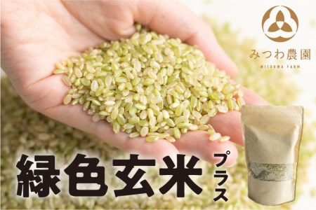 みつわ農園 若玄米 青玄米 300g×4袋 緑色玄米 GABA豊富 飛騨米 玄米