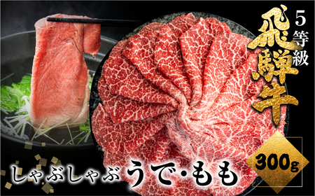 飛騨牛うでorももしゃぶしゃぶ 300g しゃぶしゃぶ用 国産牛 国産 牛肉 肉 厳選 熟成 贈答用[Q1148]