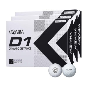 9月30日受付終了】[ゴルフボール] HONMA(ホンマ) D1 DYNAMIC DISTANCE