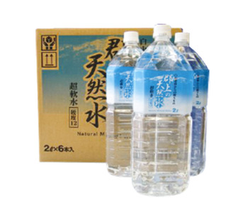 郡上の天然水 2L×6本入×2箱 水 天然水 防災 水 防災 水