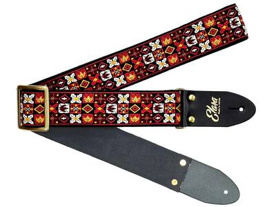 [ギターストラップ] Elara Straps Knoxville Chili Red ギター ベース アコースティックギター アコギ エレキギター エレキ ギターストラップ ベースストラップ エララストラップ