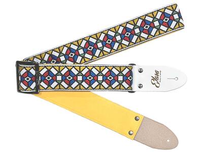 [ギターストラップ] Elara Straps Stained Glass Straw Yellow ギター ベース アコースティックギター アコギ エレキギター エレキ ギターストラップ ベースストラップ エララストラップ