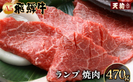 A5飛騨牛 ランプ焼肉 470g[冷凍]冷凍配送 らんぷ 飛騨牛 下呂温泉 おすすめ 牛肉 肉 和牛 赤身 人気 ブランド牛 肉ギフト 国産 贈答品 焼き肉用 ギフト 和牛 25000円[11-1017]