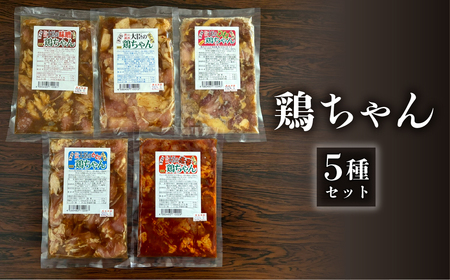 焼肉大臣の鶏ちゃんセット 5種類[レギュラー、ひね、赤辛、味噌 (各200g)セセリ(170g)]けいちゃん ケイちゃん 味付け 味付き 焼くだけ 簡単料理 下呂市 ソウルフード 郷土料理 おすすめ おかず 食べ比べ[83-17]