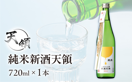 (2025年11月上旬頃から順次発送)純米しぼりたて生酒 新酒天領(720ml×1本)[2-27]