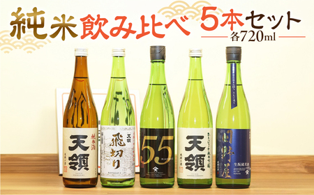 [天領酒造]「純米 飲みくらべ」Dセット お酒 下呂温泉 日本酒[2-15]酒 天領 下呂市 日本酒 酒