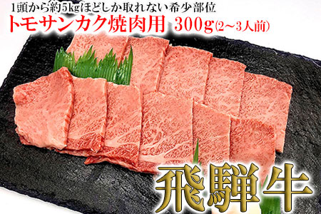 菊の井 飛騨牛トモサンカク焼肉 300g(2〜3人前)希少 国産 牛肉 ブランド牛[70-5][冷凍]