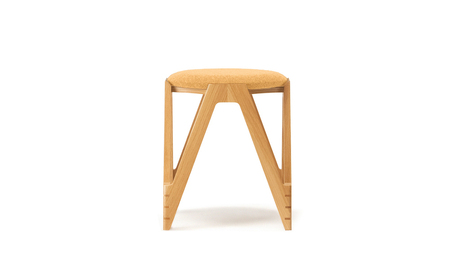 CO･DA･MA Low Stool[オーク](NC-109 イエロー)