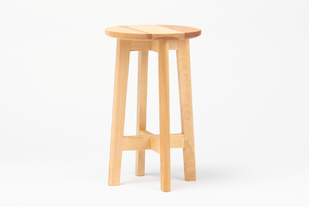 [大雪木工]北海道産カバ スツール