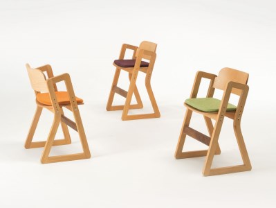 ハンの木の家具 チェアー01 専用クッションカラー:パープル