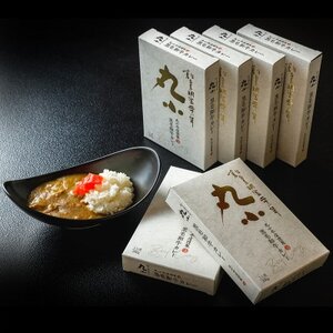 丸小本店 老舗肉屋の[特製]国産 黒毛和牛カレー 1人前200g× 6個セット レトルト