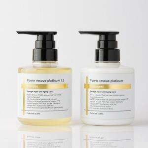 パワーレスキュープラチナム シャンプー300ml/トリートメント300mlセット