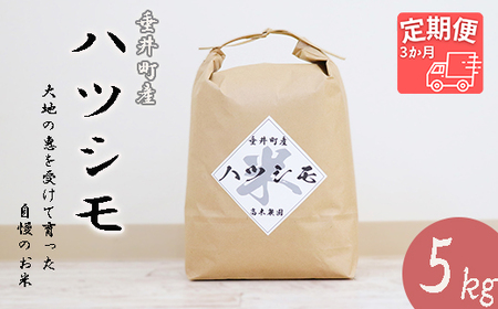 ≪令和6年産≫ [3か月定期便]岐阜県産ハツシモ5kg