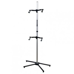 ミノウラのペアスタンド(P-500AL-7S) 自立式自転車展示台 2台用 シルバー