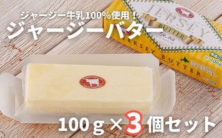 ファームズ千代田 ジャージーバター100g×3個セット | 無塩 無塩バター 減塩 ジャージー牛 北海道 無添加 [013-76]