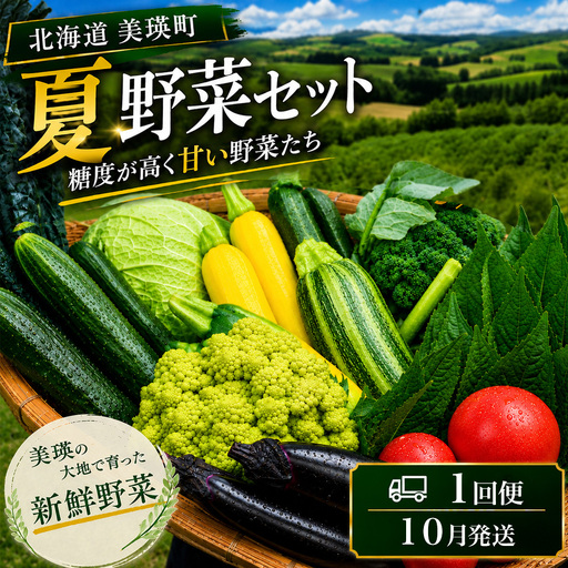 [令和8年産]旬の野菜7〜9種の詰め合わせセット 10月発送 美景農園