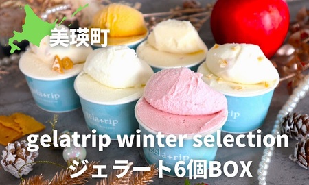 ジェラート6個BOX びえい牧場の牛乳を使用!gelatrip winter selection | ジェラート シャーべット アイス カップ デザート 氷菓子 スウィーツ 美瑛町スイーツ 人気スイーツ 大人気スイーツ[012-41]