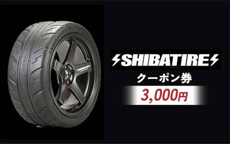 SHIBATIRE クーポン 3,000円分 シバタイヤ 柴田自動車 タイヤ チケット 商品券 ギフト プレゼント 岐阜県 坂祝町 さかほぎ F6M-276