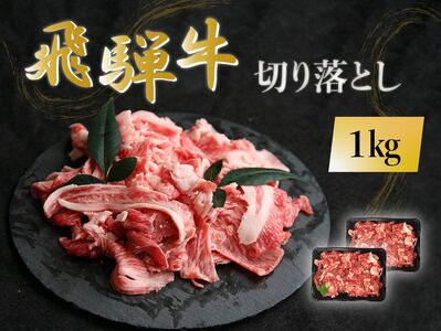 【23012】飛騨牛 肉 切り落とし １kg 和牛 国産 冷凍 大容量 不揃い たっぷり