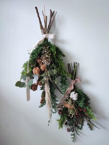 クリスマススワッグ[先行予約受付中]インテリア クリスマス プレゼント 生花 ドライフラワー