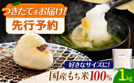 [12月中旬より発送] みたけ のし餅 5合(約1kg)/餅 お餅 のしもち/御嵩町/株式会社アオキ[AVBN002]
