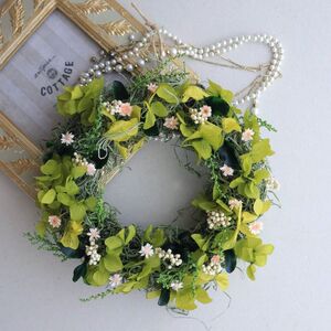 富良野花七曜 フェアリーミニリース * ピンク * ナチュラルかわいい プリザーブドフラワー リース 花 インテリア 装飾品 アレンジ ギフト プレゼント 北海道 上富良野町