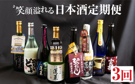 [全3回]笑顔溢れる日本酒定期便 [S875]