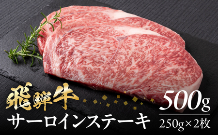 飛騨牛 サーロインステーキ 500g(250g×2) A4等級 A5等級
