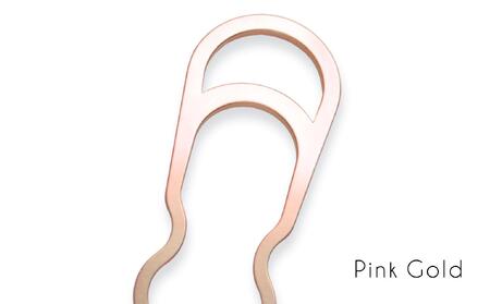 まるでジュエリー☆かんざし　Basic Round　ピンクゴールドメッキ