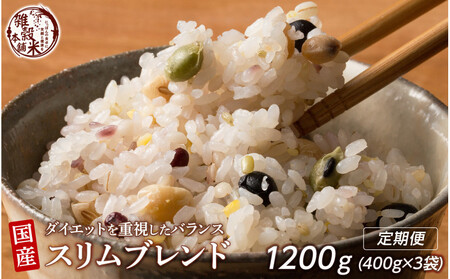 [3ヶ月定期便]ダイエット重視スリムブレンド (400g×1袋)[合計1200g 全3袋]