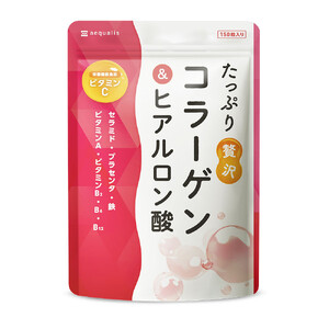 たっぷり贅沢 コラーゲン サプリ ヒアルロン酸 プラセンタ ビタミンC 配合 国内製造 30日分