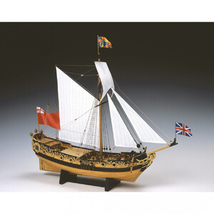 ウッディジョー 1/64 チャールズヨット 木製模型キット