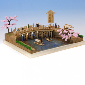 ウッディジョー 東海道五十三次シリーズ 日本橋 木製模型キット
