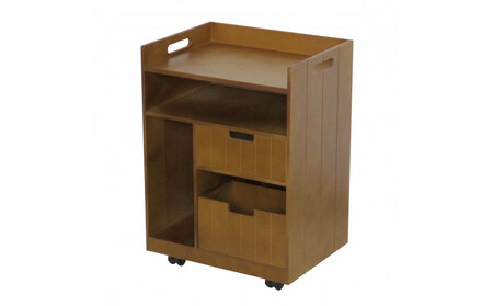 [静岡製作所]リビングワゴン ダークブラウン[沖縄・離島不可]